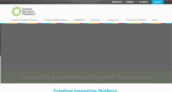 Desktop Screenshot of creativeeducationfoundation.org