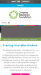 Mobile Screenshot of creativeeducationfoundation.org